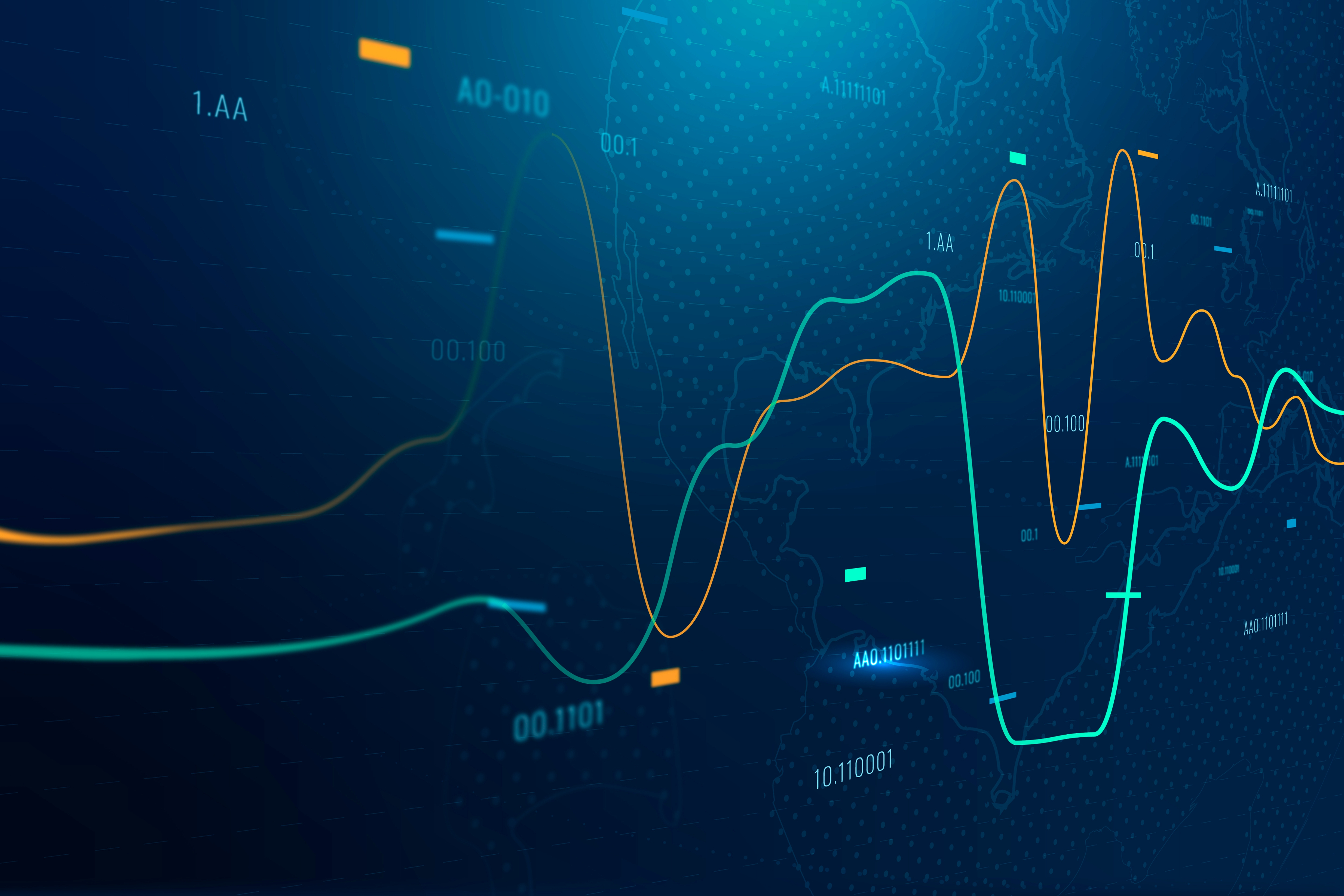 Graphique d'analyse crypto